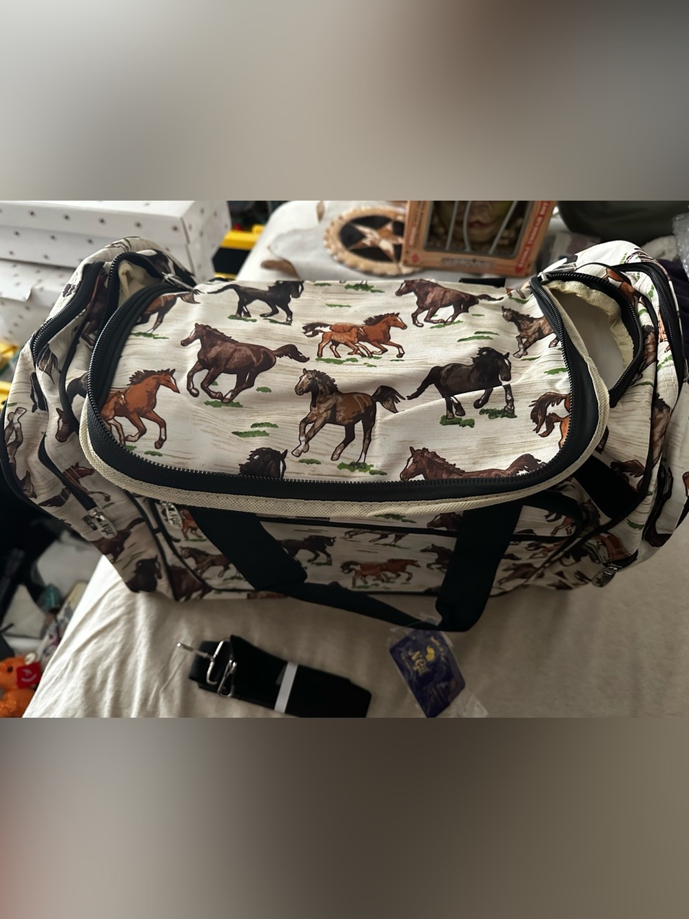 NGil Horse & Cowhide Duffel Bags